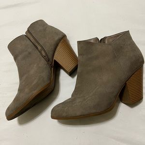 JustFab Suede Bootie